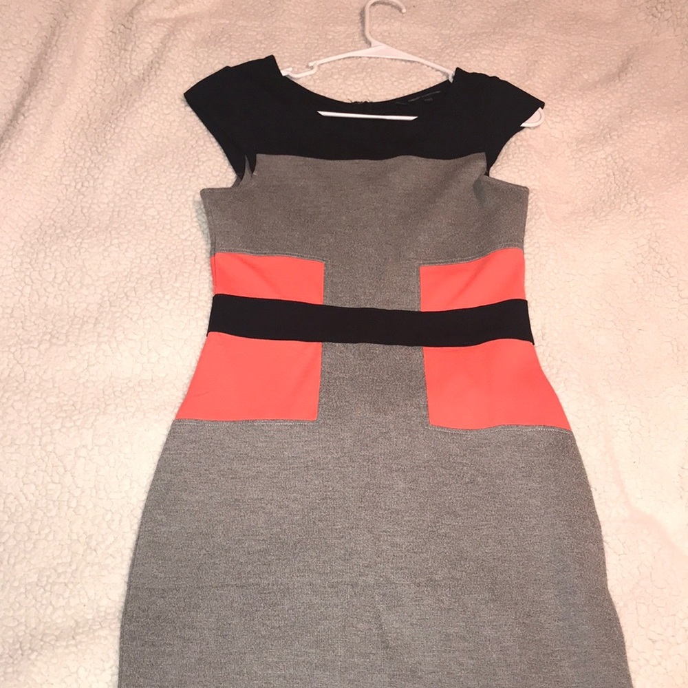 French Connection color block dress